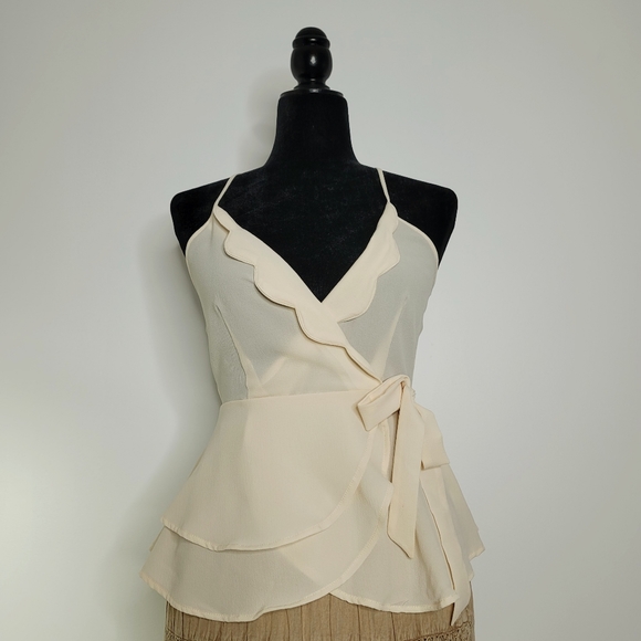 MONTEAU Blouse in Beige - Picture 2 of 13